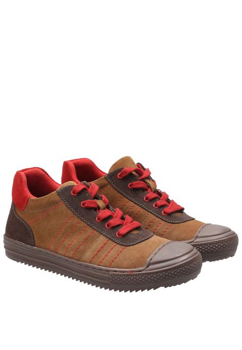 Zapatilla Niño Zeus Café-7