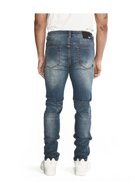 Jeans Triblend Stretch Den Azul Hombre-7