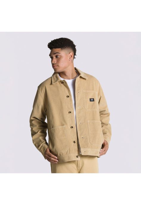 Chaqueta Drill Chore Coat Cor Beige Hombre-0
