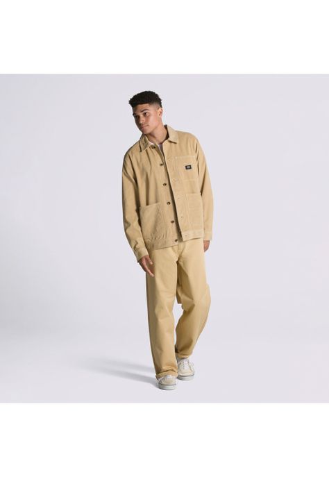Chaqueta Drill Chore Coat Cor Beige Hombre-3