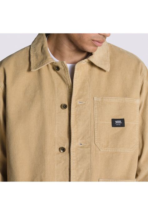 Chaqueta Drill Chore Coat Cor Beige Hombre-4