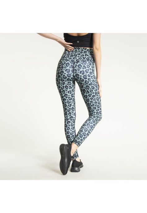 Calza Mujer Hr Long Leg Animal Print Multi-2