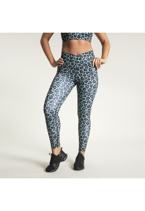 Calza Mujer Hr Long Leg Animal Print Multi-4