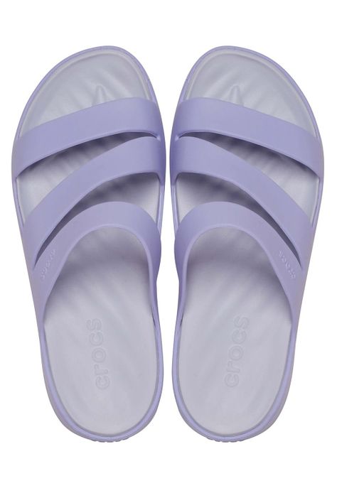 Sandalia Crocs Mujer Getaway Strappy Morado-4