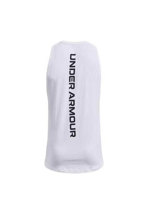 Polera sin mangas Zone para hombre Blanco-1