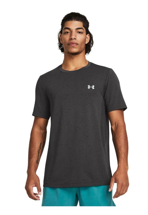 Polera manga corta UA Vanish hombre Gris-3