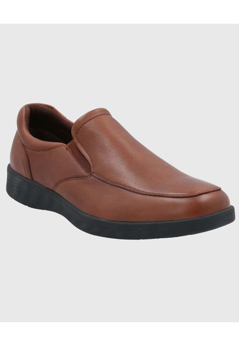 Slip On Cuero Hombre Spinal Urban Café-0