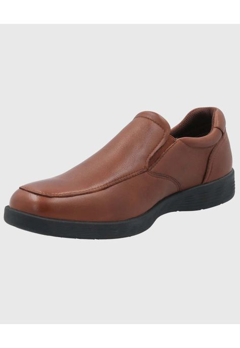 Slip On Cuero Hombre Spinal Urban Café-4