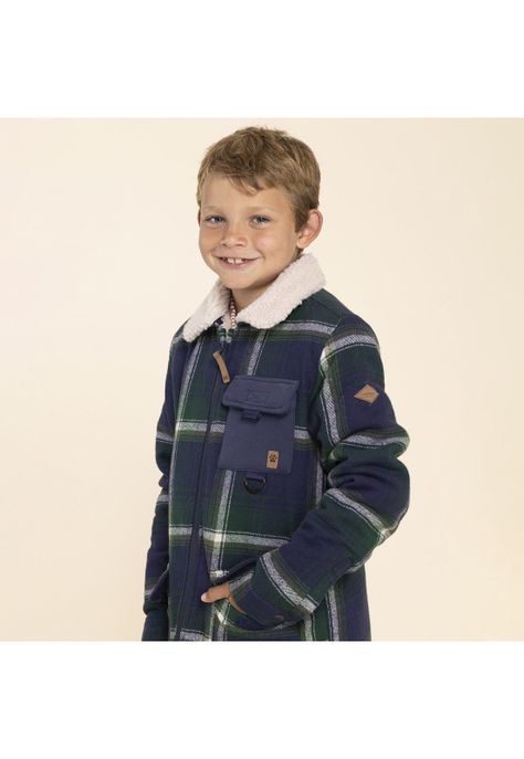 Chaqueta Niño Nogal Verde Oscuro-4
