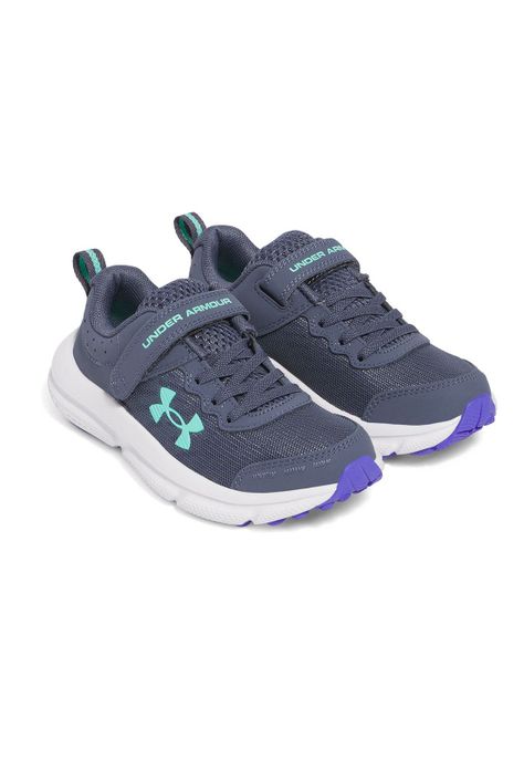 Zapatillas run Assert 10 ac niñas Azul-5