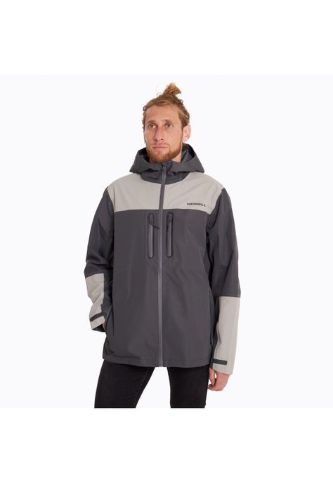 Chaqueta Hombre Mesquite Hardshell Gris-0