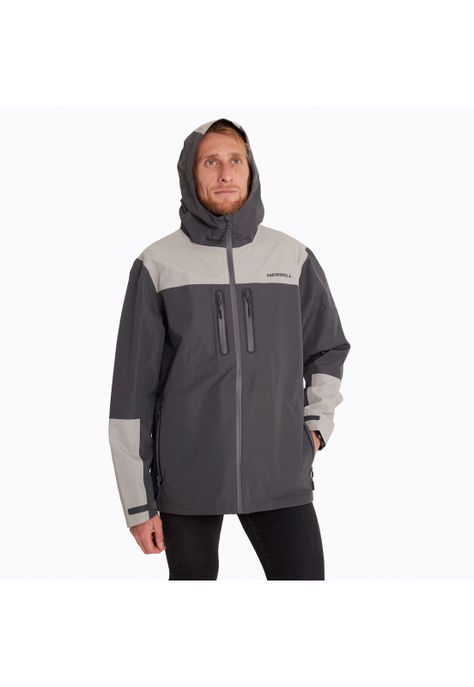 Chaqueta Hombre Mesquite Hardshell Gris-3