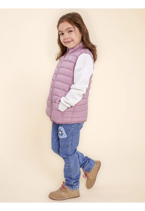 Parka Niña Explorer Rosado-1