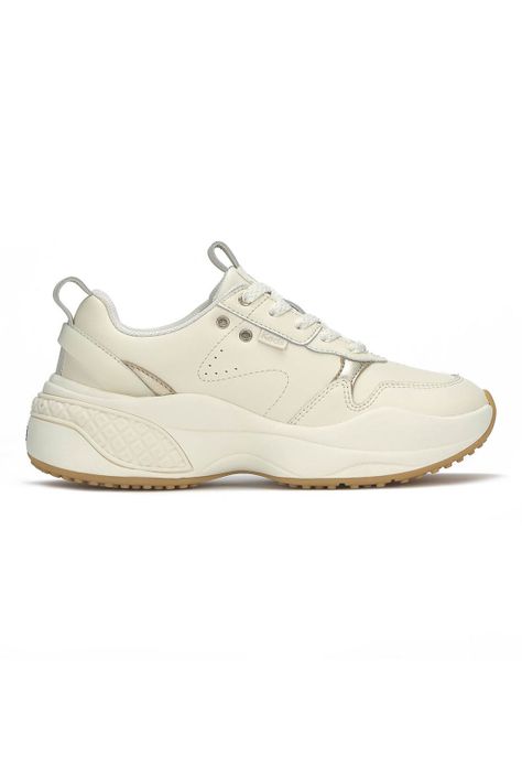 Zapatilla Cuero Mujer Comfort Blanco-0