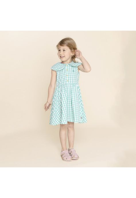 Vestido Niña Akari (8-16) Verde-1