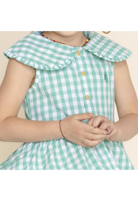 Vestido Niña Akari (8-16) Verde-3