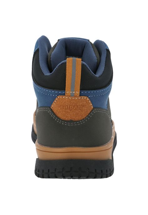 Zapatilla Niño Zigi Gris con azul-6