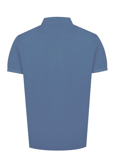 Polera Algodón Orgánico Azul Piquepro Hombre -1