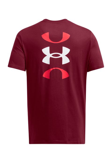 Polera manga corta basketball hombre Rojo-1