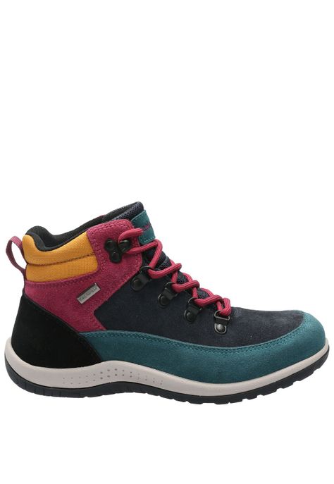 Botín Cuero Mujer Emur Azul Waterproof-1