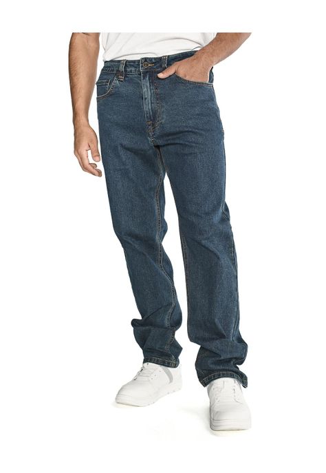Jeans Casual Triblend Stretch Dens Azul Hombre-4