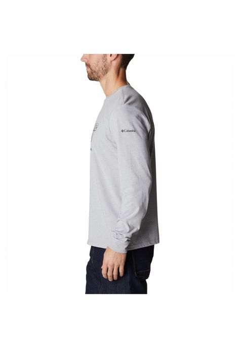 Polera M/L Hombre Apres Lifestyle Ls Gris-1