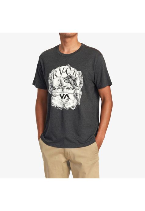 Polera M/C Hombre Lion N Lamb Ss Negro-2