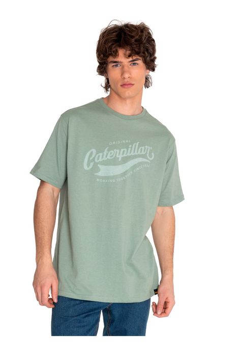 Polera Manga Corta Hombre Hs Tradition Graph2 Verde-0