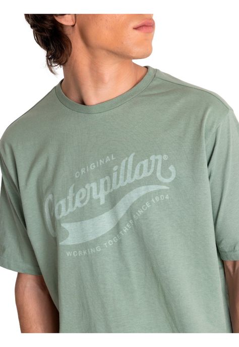 Polera Manga Corta Hombre Hs Tradition Graph2 Verde-4