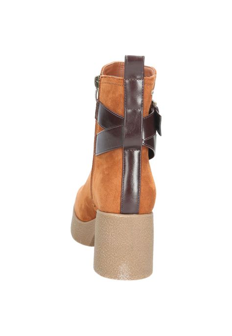 Botín Mujer Gemma Cognac-6