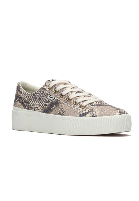 Zapatilla Cuero Mujer Jump Kick Duo Café-1