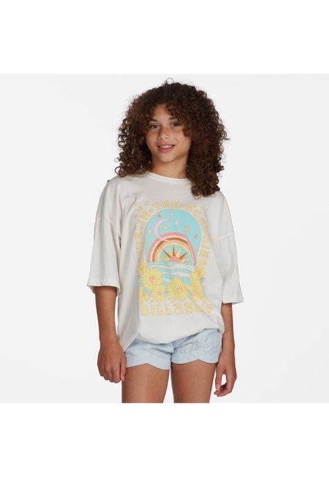 Polera M/C Niña In The Sunshine G Te Blanco-0