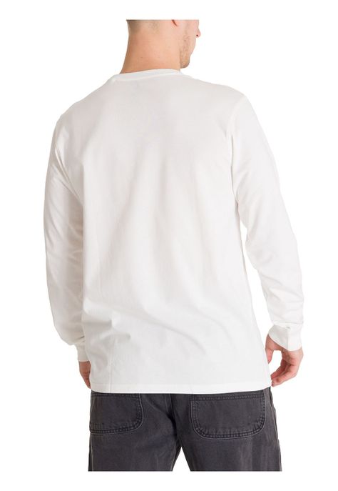 Polera Manga Larga Hombre Colfax Blanca Burton-3
