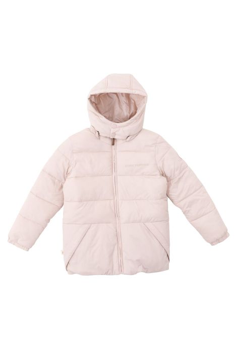 Parka Campo Niña Rosado-0