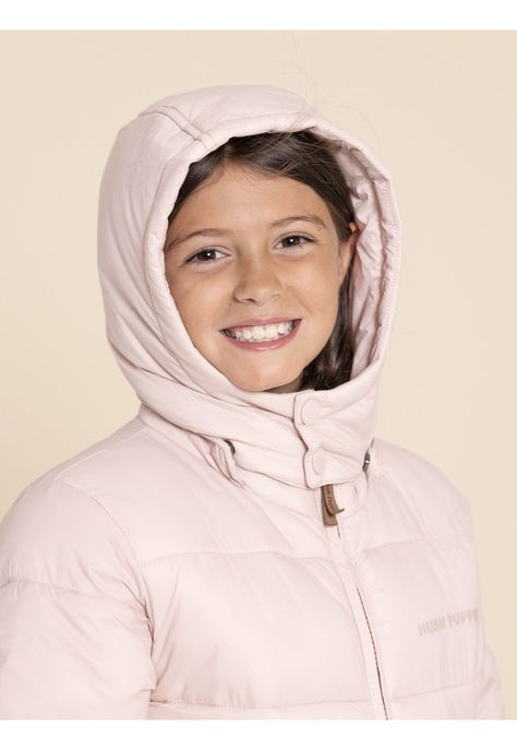 Parka Campo Niña Rosado-4