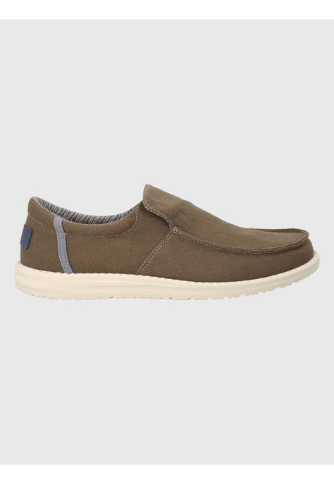 Zapatilla Verde Militar Hombre Gordon -1