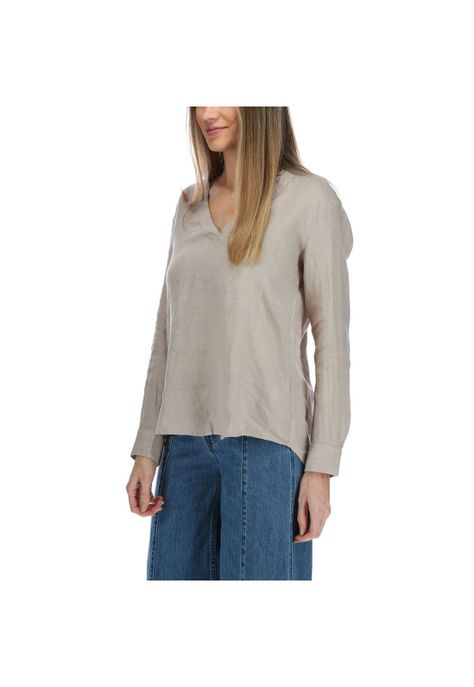 Blusa Manga Larga Mujer Lio Gris-1