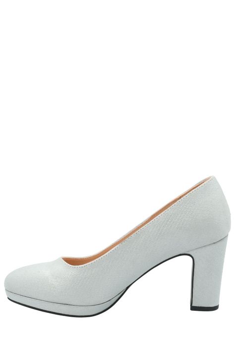 Zapato Mujer Azucena Plateado-5