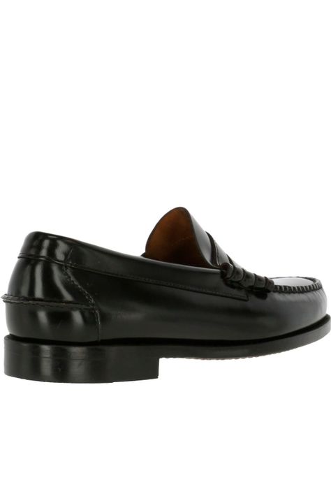 Mocasin Cuero Prada Negro-4