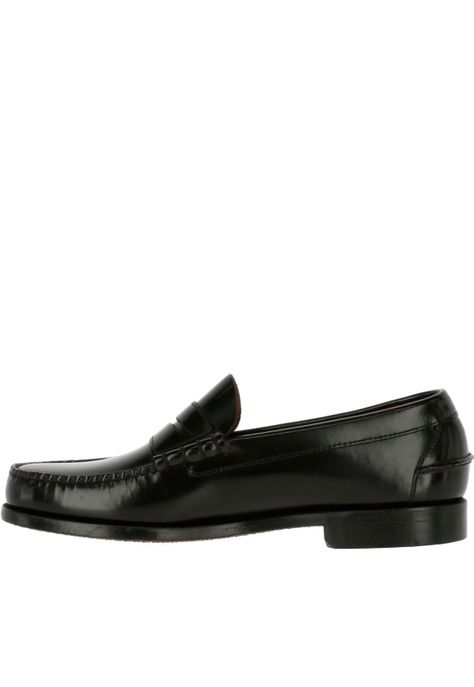 Mocasin Cuero Prada Negro-5