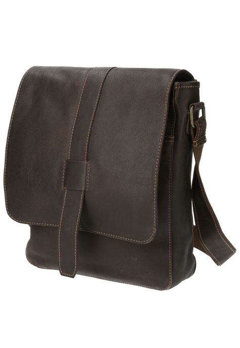 Maletín Cuero Unisex Th Drake Cross Café-1