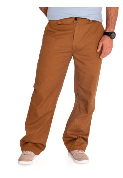 Pantalón Hombre Twill Carpenter Straight Café-0