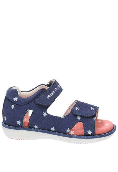 Sandalia Cuero Moonlight (19-29) Azul Niña-2