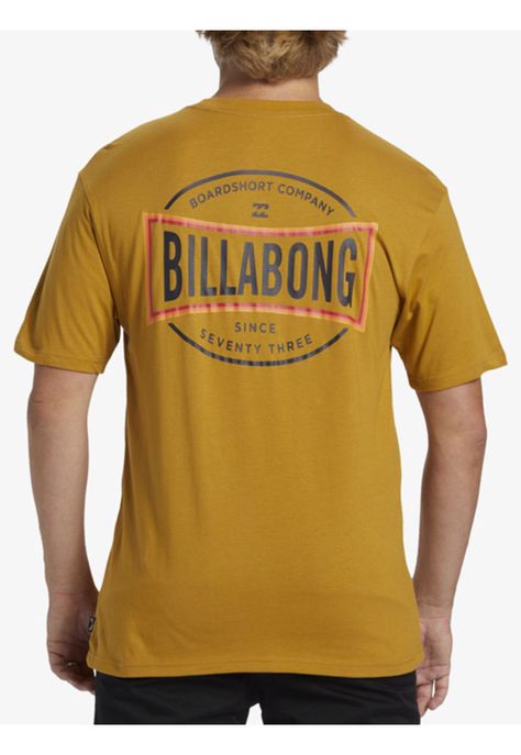 Polera Hombre Walled Mostaza-3