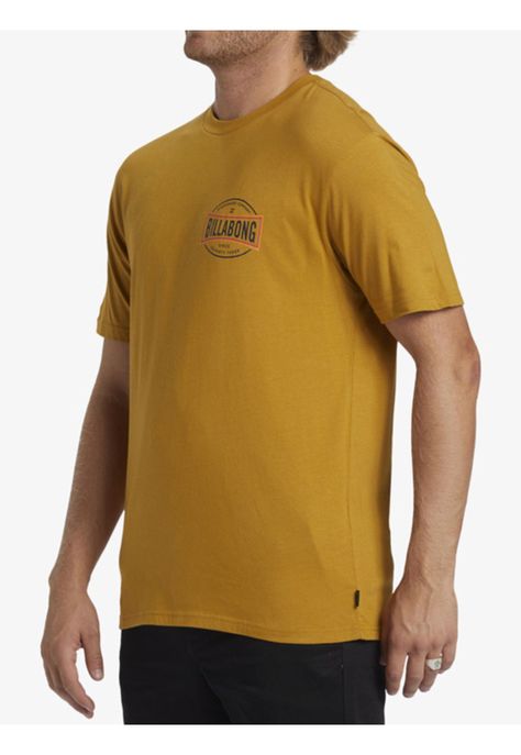 Polera Hombre Walled Mostaza-4