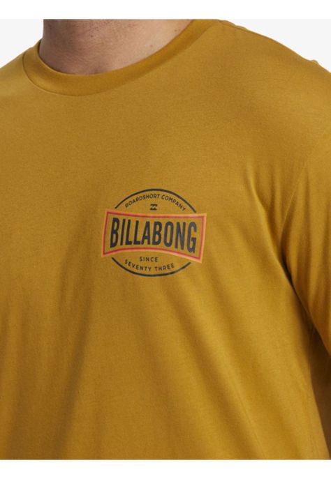 Polera Hombre Walled Mostaza-6