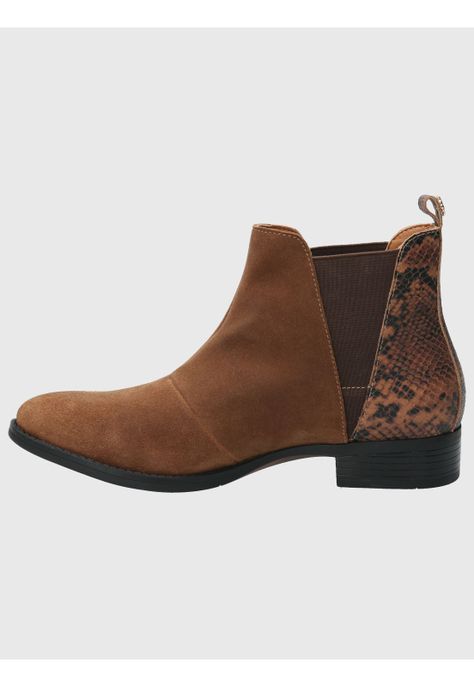 Botin Cuero Mujer Alva Café-5