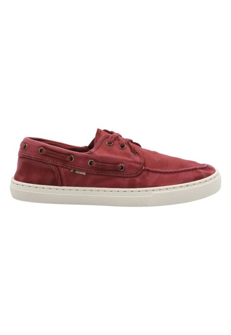 Zapatilla Hombre Napa Burdeo -0