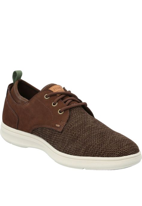Zapatilla Cuero Hombre Port Café-1