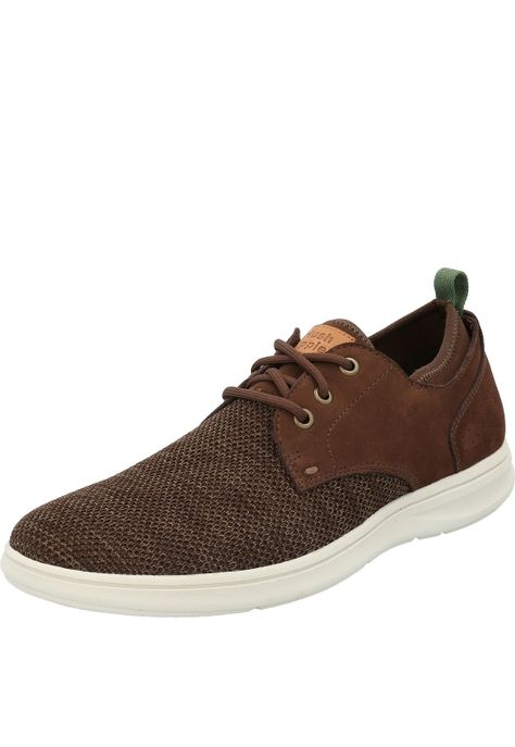 Zapatilla Cuero Hombre Port Café-3